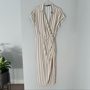 Zara white dress with Slit